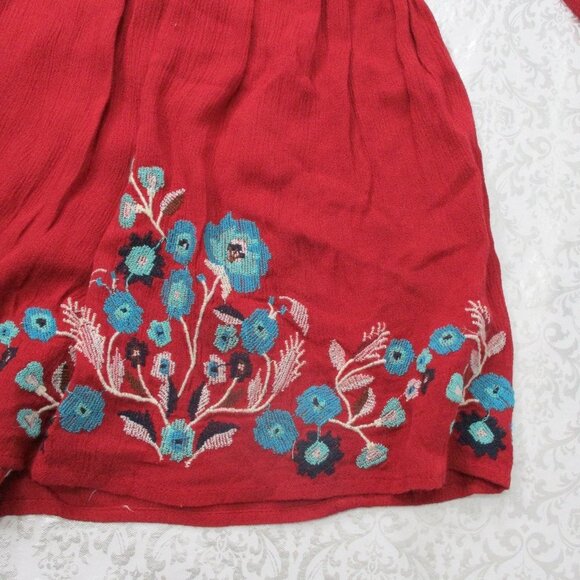 FREE PEOPLE Embroidered  Tunic Top Size XS - Picture 9 of 11